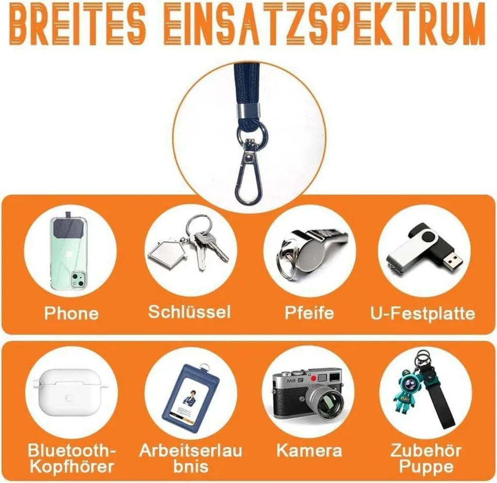 Catena Cellulare Universale Grigio Chiaro Regolabile | Praticità e Stile - 5