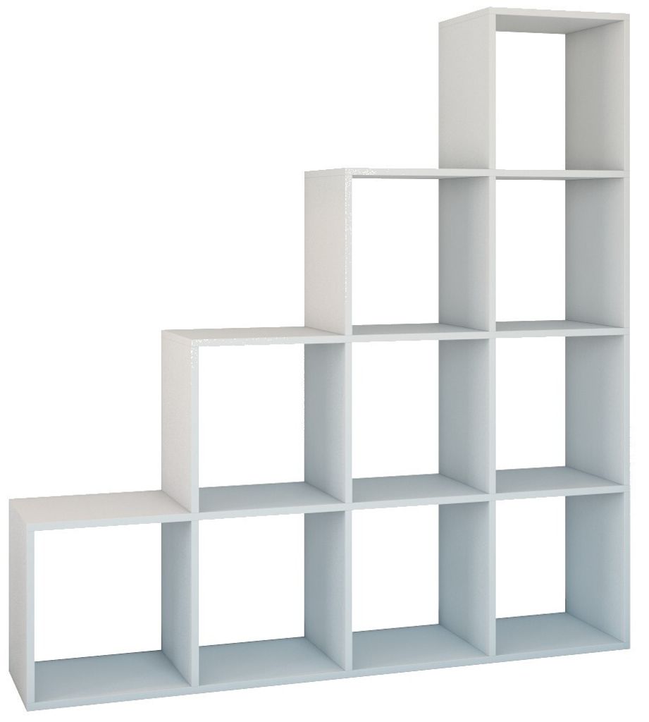 Topeshop STEP BIEL 4X4, Bílá, 10 police/polic, Obrázek produktu 