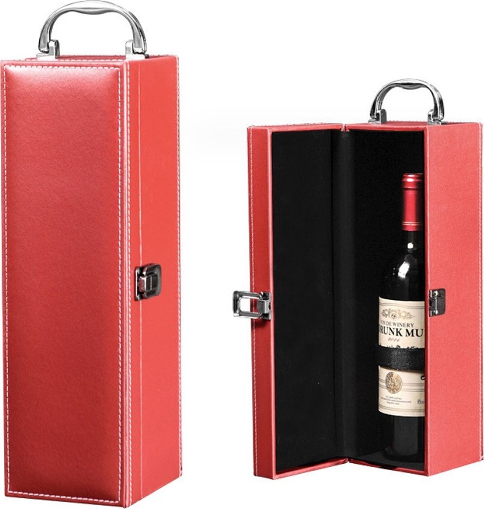 Geschenkbox für 1 Weinflasche |  Weinverpackung mit Produktbild 
