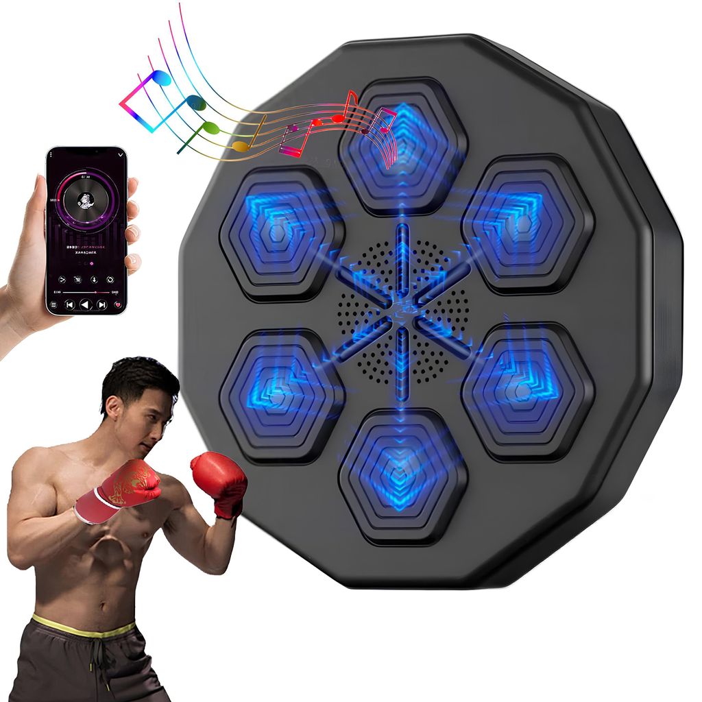 Intelligenter Box-Simulator + Trainingshandschuh-Set mit Sensoren für Übungen und Reflexe