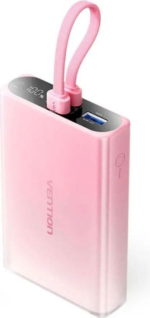 Vention FHZP0, 10000 mAh, Super Fast Charging, 3,85 V, Pink Produktbild 