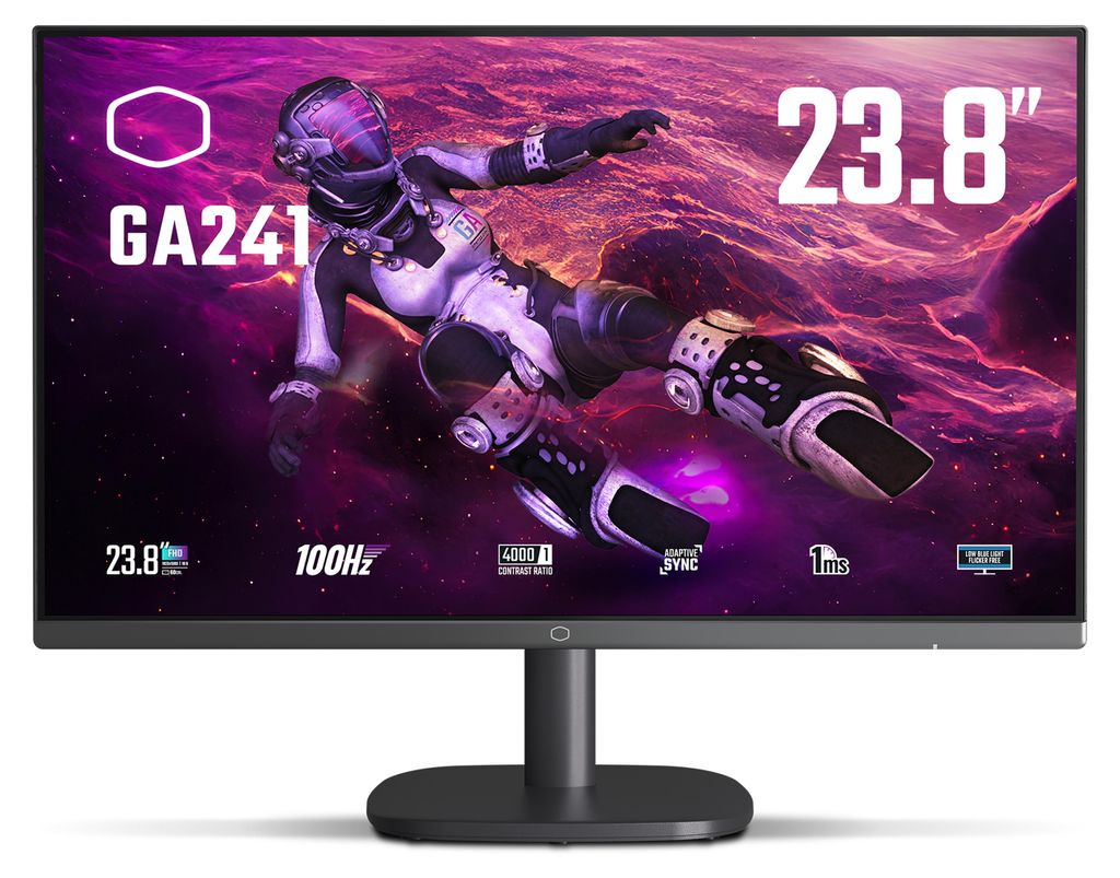 Cooler Master GA241 – 24" Gaming Monitor | 100 Hz, 1 ms, Produktbild 