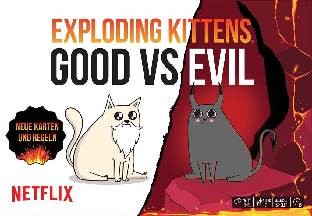 Exploding Kittens|ASMODEE Exploding Kittens Good vs Evil