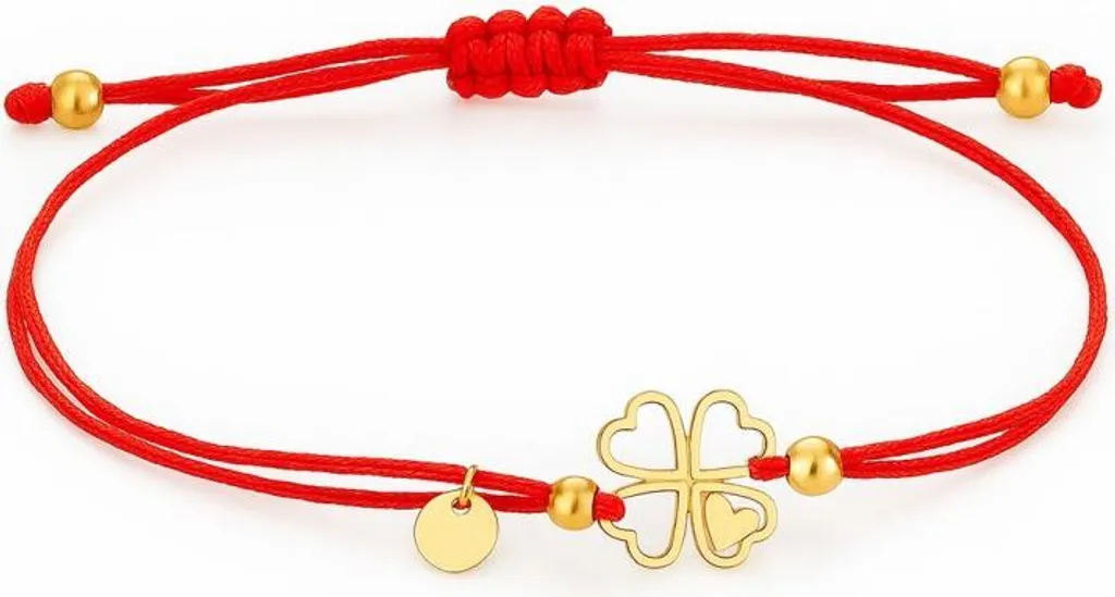 Bracciale Portafortuna Flamenco Mystique Rosso Oro BST1553 Acciaio