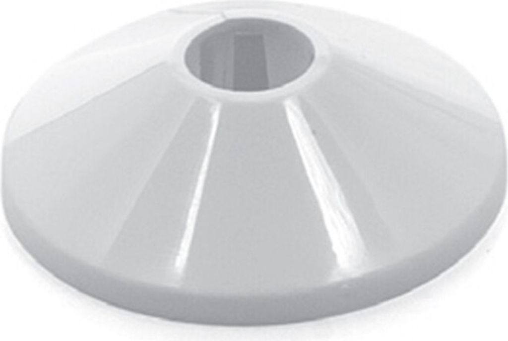 10 Stück Heizungsrostetten Heizungsmanschetten weiß 22 mm