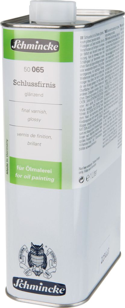 Schlussfirnis - 1000ml Öl Hilfsmittel Schmincke 50 065 029