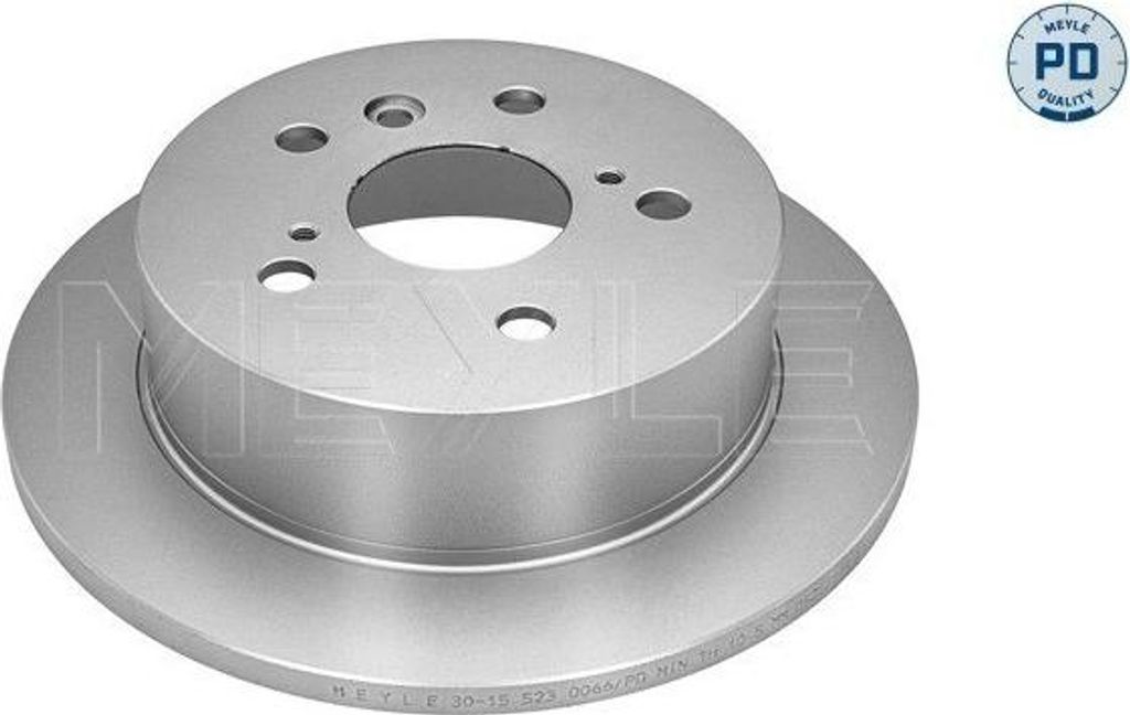 2x MEYLE Bremsscheibe 30-15 523 0066/PD hinten für TOYOTA Camry Limousine (_V3_)