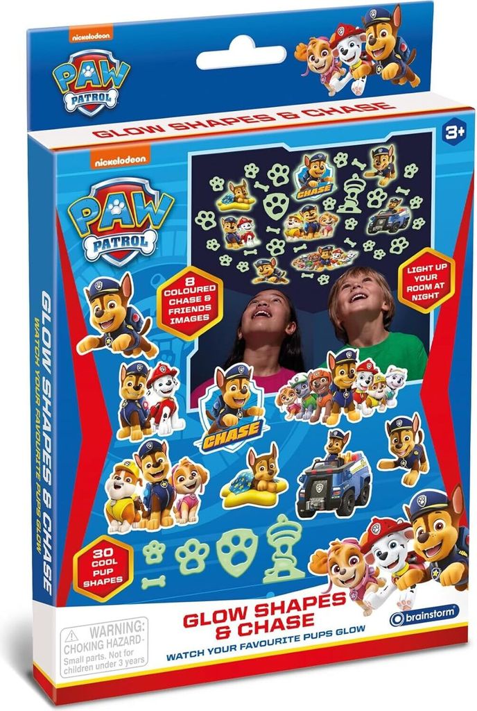 Brainstorm Psi Patrol - Świecące naklejki i figurki dla Zdjęcie produktu 