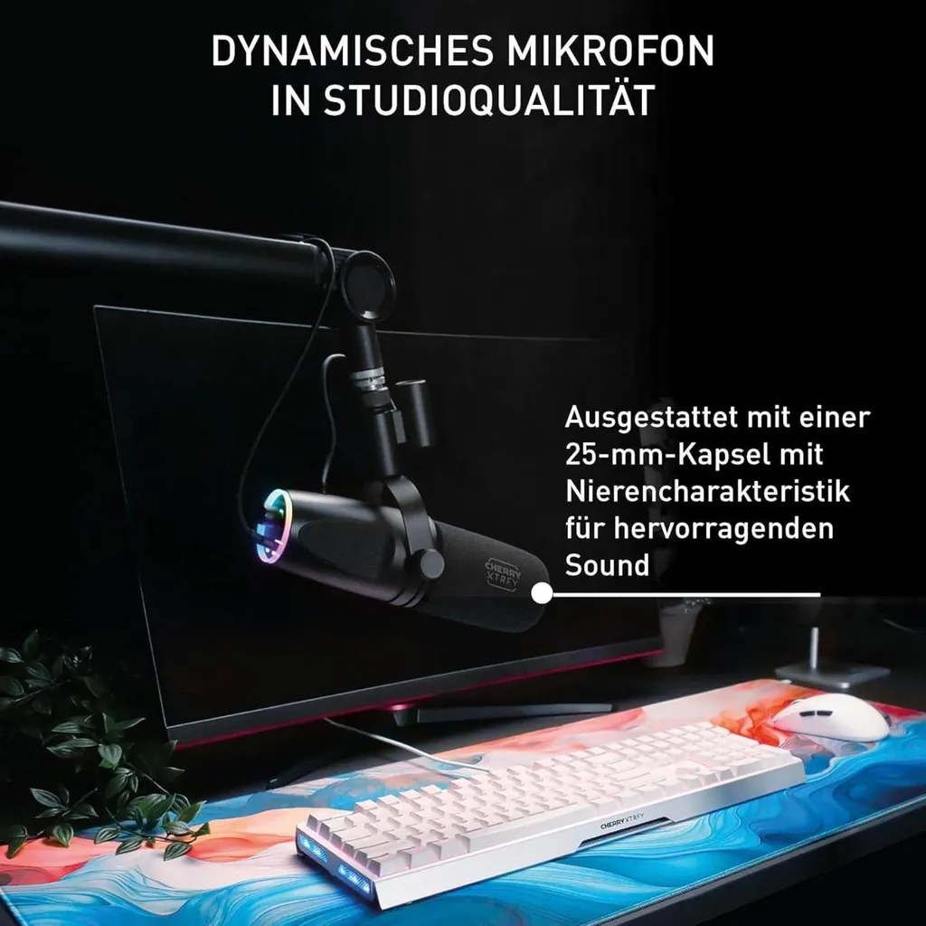 Pack Studio de Streaming avec Micro USB RGB et Support de Bureau CHERRY - 3