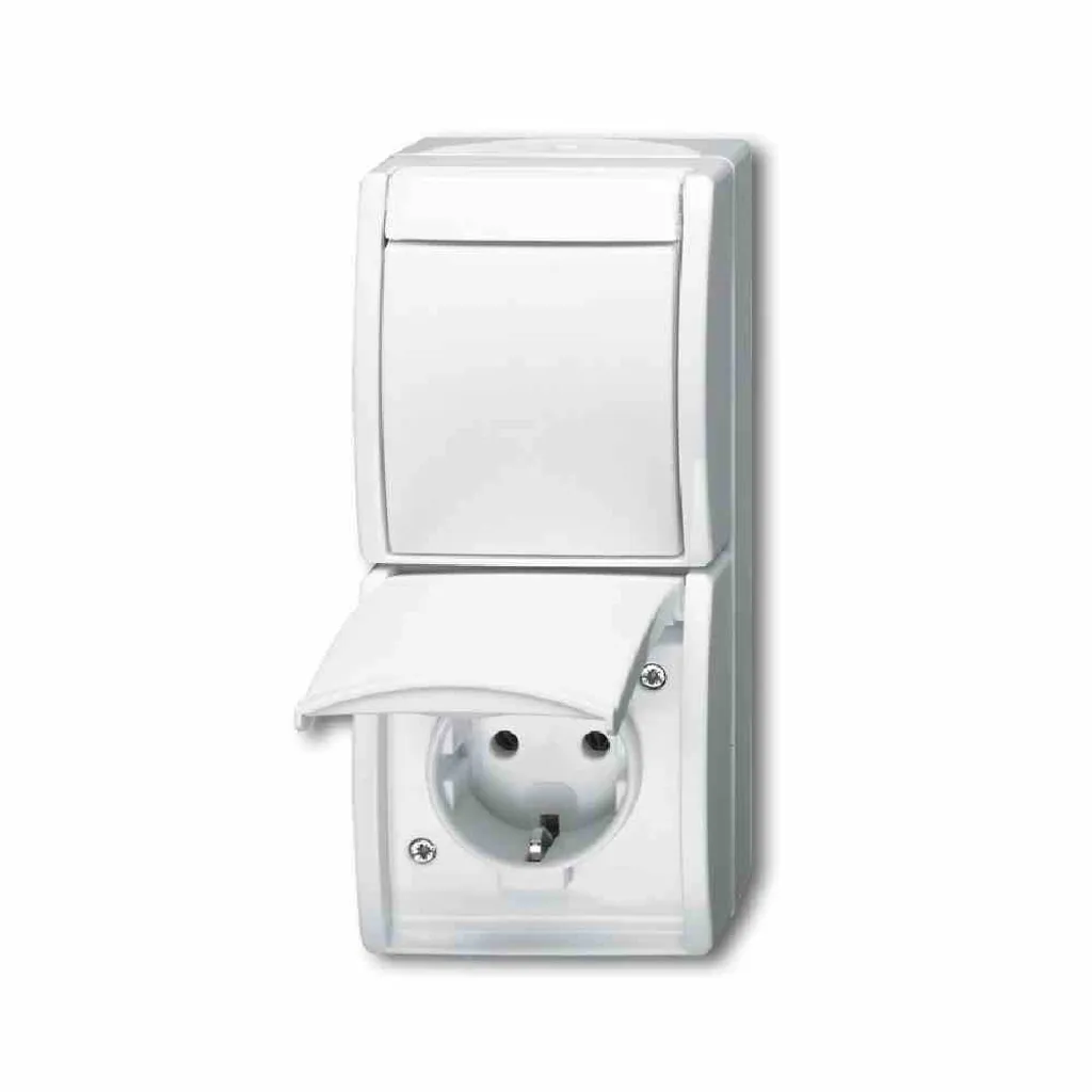 Combiné Prise et Interrupteur IP44 : Sécurisez vos Zones Humides