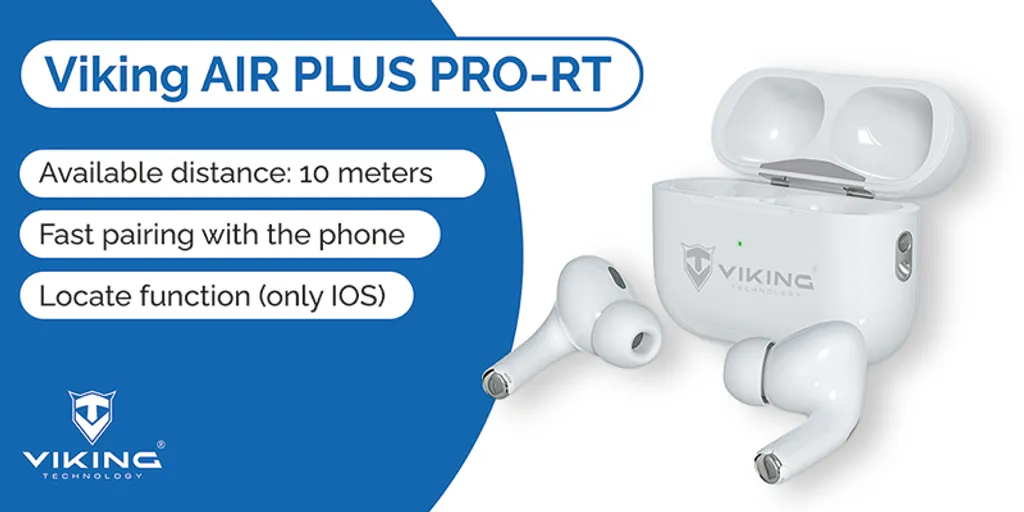 Viking VPRORT Bianche: Cuffie Bluetooth Eleganti con Microfono - 12