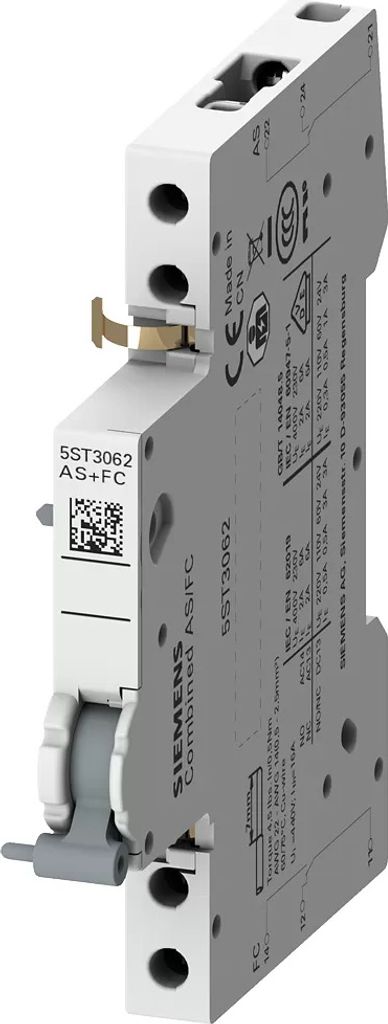 Siemens Hilfsschalter Wechsler und Fehlersignalschalter Wechsler 0,5 TE AC 230/400V D... 5ST3062