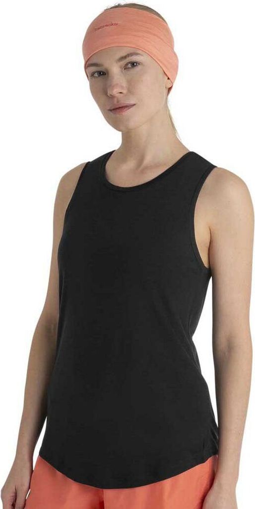Icebreaker Merino 125 Cool-lite Sphere Iii Tank ärmelloses T-shirt Schwarz S Frau Schwarz S