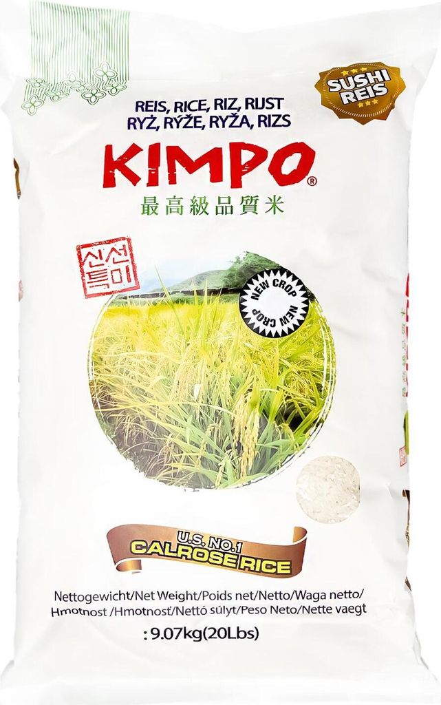 Kimpo USA Sushireis Rundkornreis 9,07kg