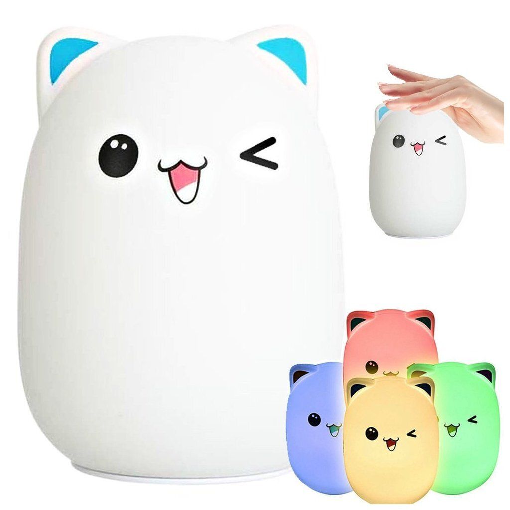 LED-Nachtlampe für Kinder CAT RGB