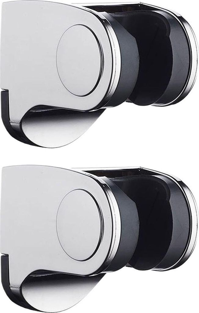 Feste Duschhalterung - 2 Stück verstellbar - Handbrausehalter für Duschkopf - Badezimmeraccessoires