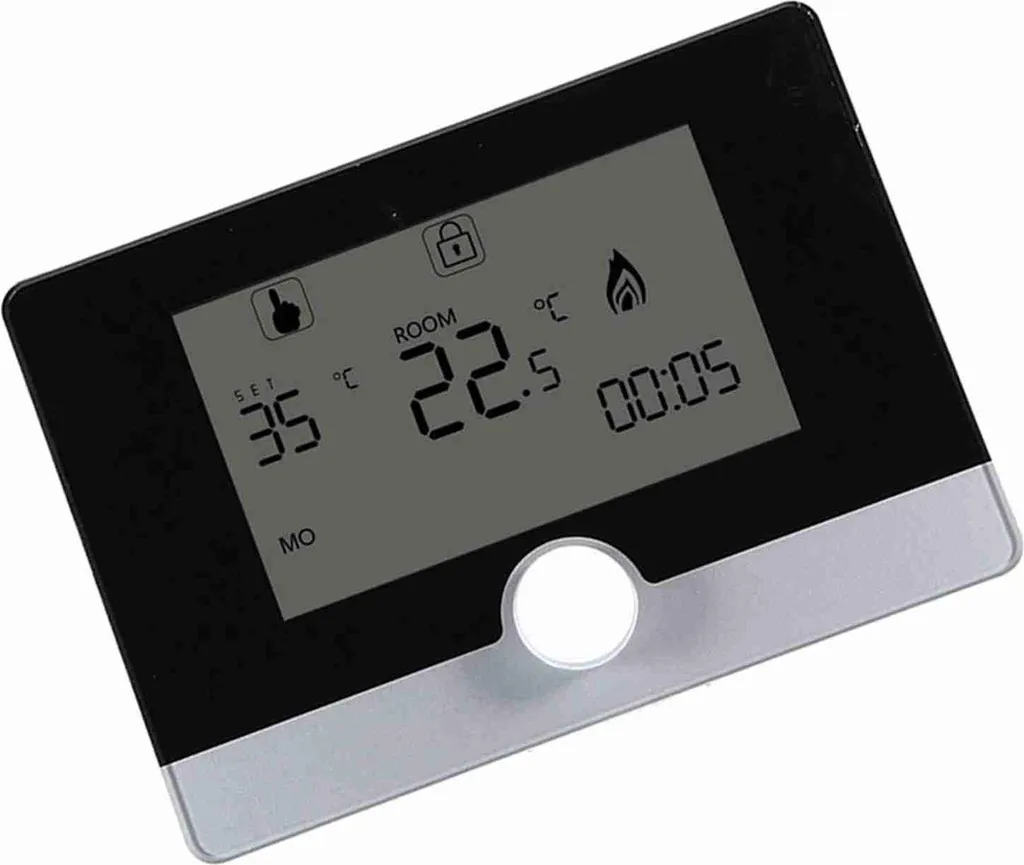 Thermostat programmable Blanc pour Chaudière Murale - Modèle Digital T12 - 5