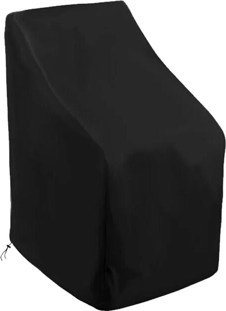 Wasserdichte Gartenstuhlabdeckung 65 cm × 65 cm × 80/120 cm, 210D Oxford-Schutzhülle für Stapelstühle, Abdeckung für Gartenstühle im Freien,...