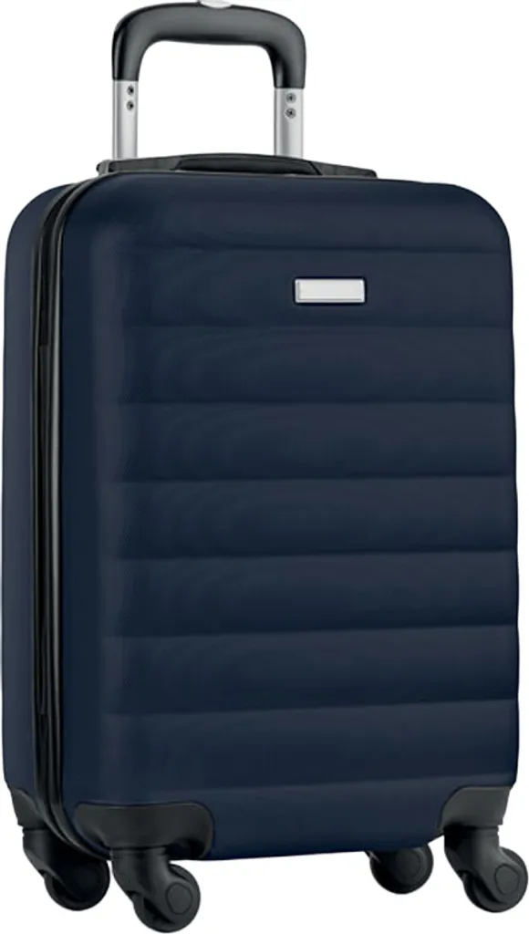 Bagage de Voyage Rigide Bleu Foncé Roue de Trolley Budapest MidOcean Taille L