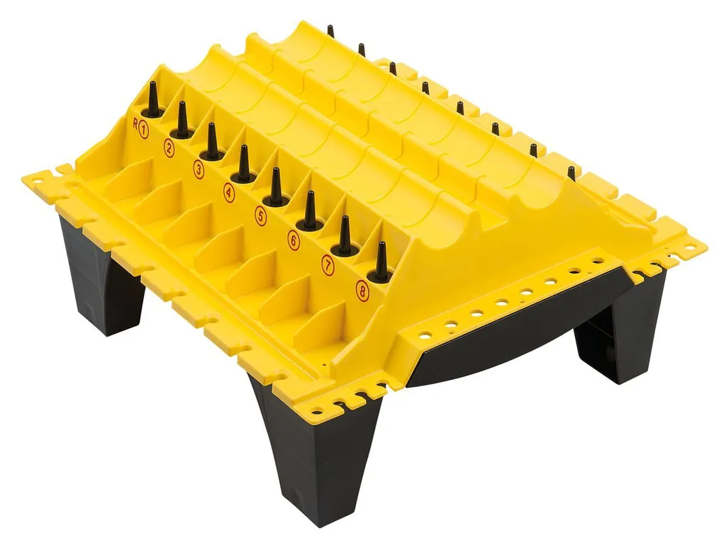 Organiseur de culasse KS Tools résistant aux huiles avec 12 cases