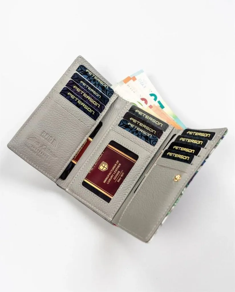 Portefeuille Peterson avec Protection RFID et Multiples Rangements