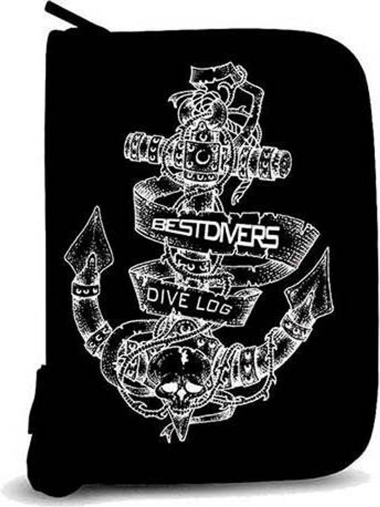 Best Divers Dive Log Art 5 6-ring-tauchtagebuch-umschlag Schwarz Schwarz One Size