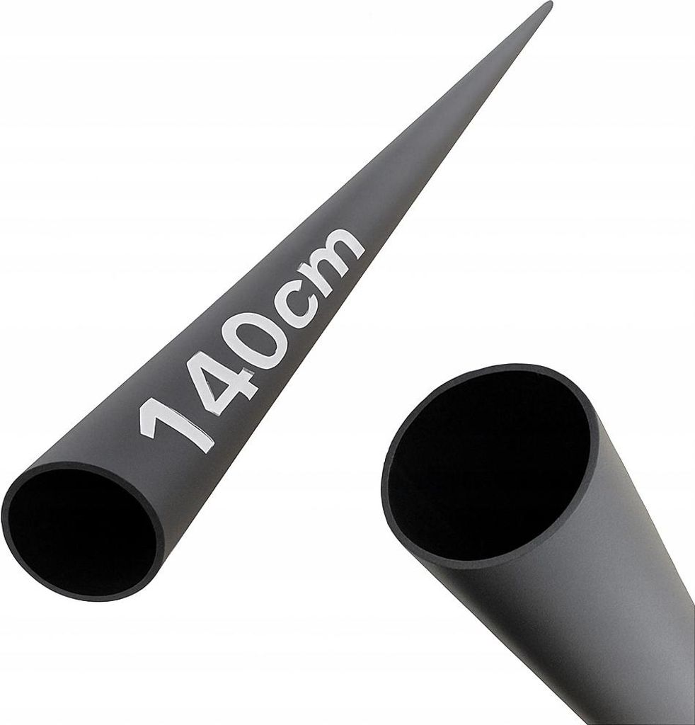 Tubo - Tubo d'acciaio - 140 cm - ⌀ 19 mm - Nero - Immagine del prodotto 