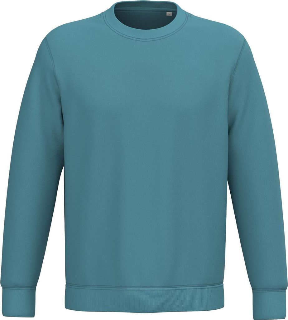 Native Spirit Umweltfreundliches Uni-Sweatshirt mit Rundhalsausschnitt