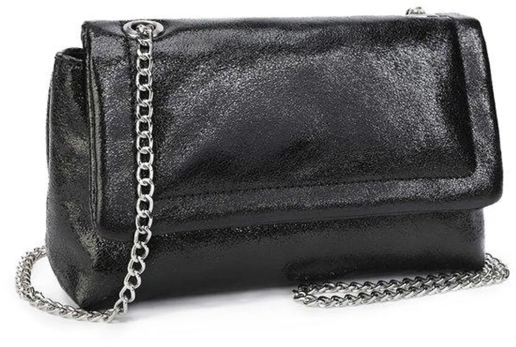 Pochette de mariage noire pour femme, sac de cérémonie élégant chic