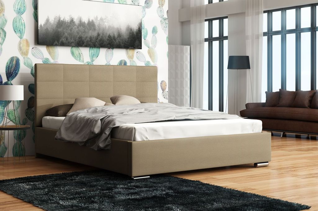 Doppelbett 160x200 FLEK 4 – braun