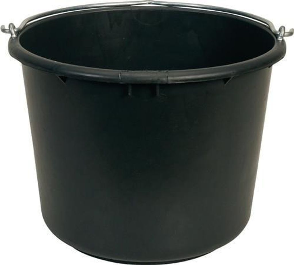 Seau de construction GRIPLINE X 12l lourd, renforcé noir Image du produit 