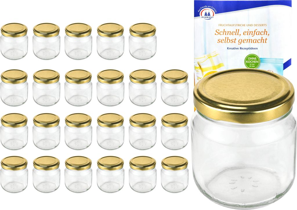 sada 24 kulatých sklenic 212 ml nieder To 66 zavařovacích Obrázek produktu 