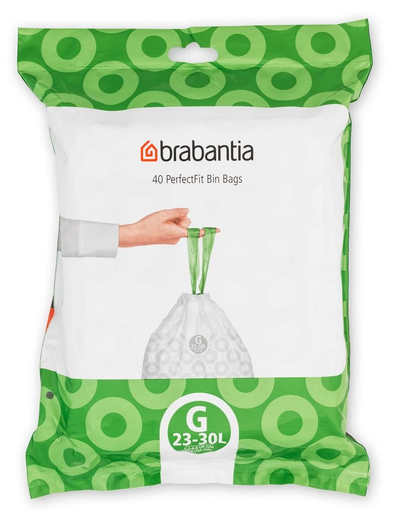 Brabantia 8710755375668, 30 l, Szary, Biały, Plastik, Zdjęcie produktu 