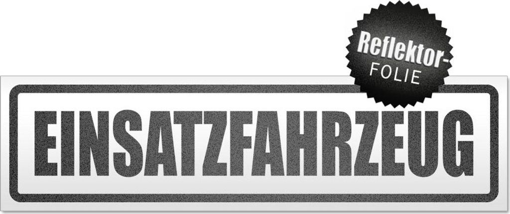 Einsatzfahrzeug Magnetschild Schild magnetisch
