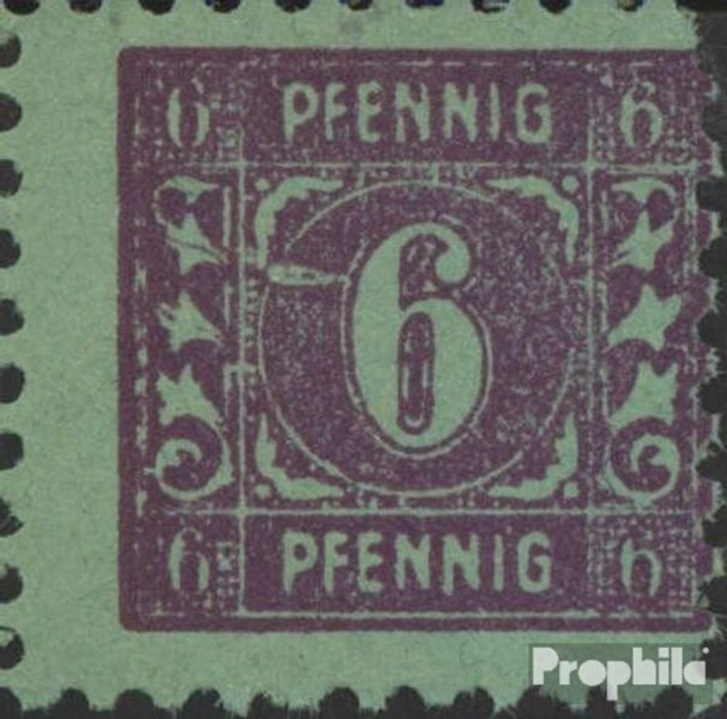 Briefmarken Sowjetische Zone (All.Bes.) 1945 Mi 10x VI, Fleck neben der 6 (Feld 11) postfrisch Mecklenburg 1.Ausgabe