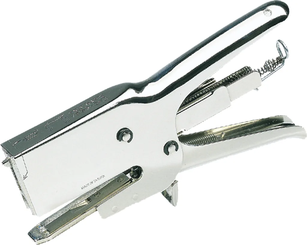 Agrafeuse Pince Rapid 31 - Agrafeuse de Bureau en Métal Chromé - 12 F