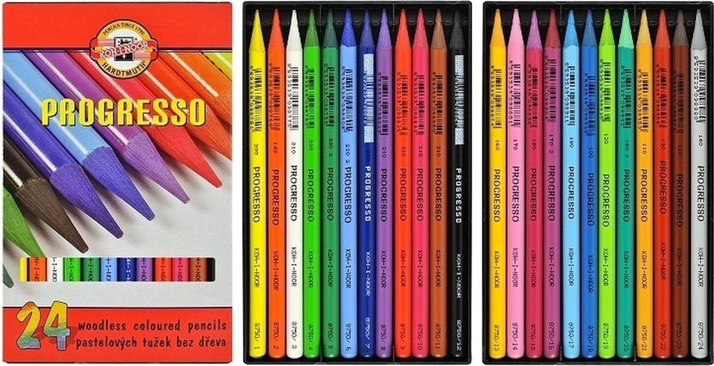 KOH-I-NOOR Progresso Woodless Coloured Pencils Buntstifte Produktbild 