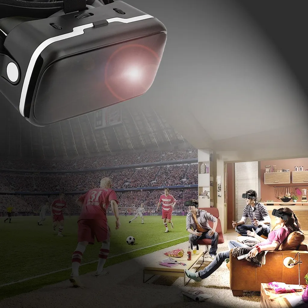 Casque VR de réalité virtuelle professionnel avec lentilles optiques HD