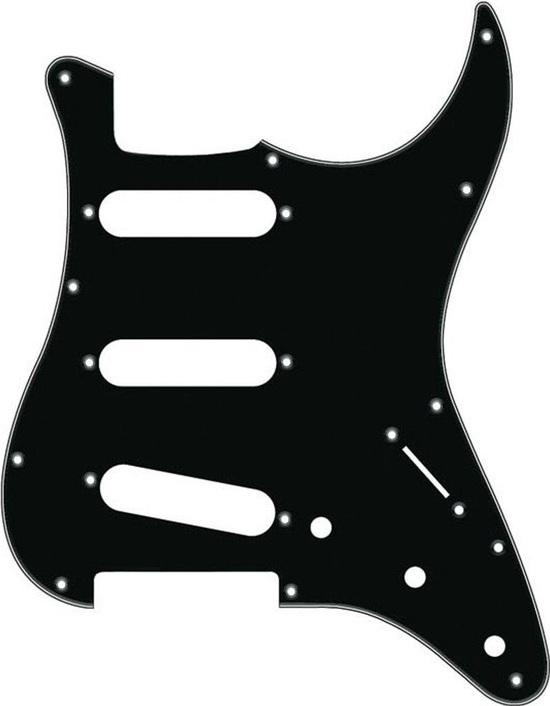 Fender 62 ́ Strat Black Pickguard
