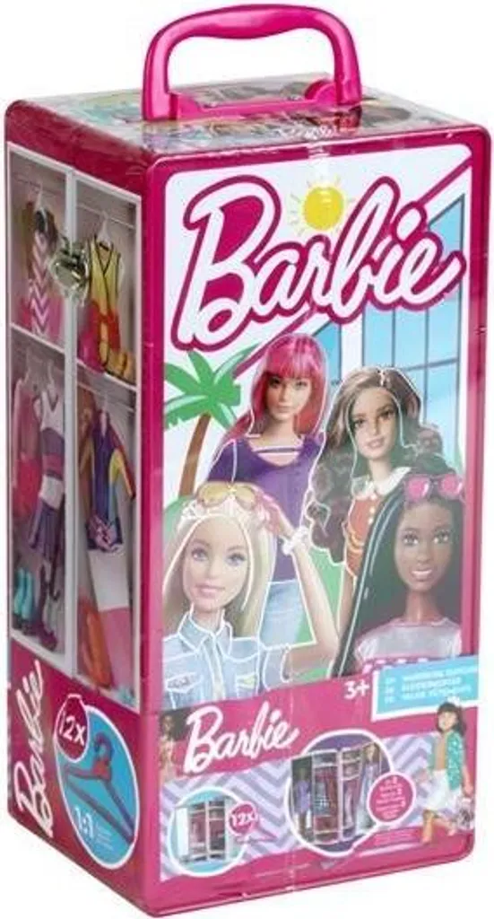 Valise Barbie Klein Theo rigide avec compartiments pour accessoires - 13