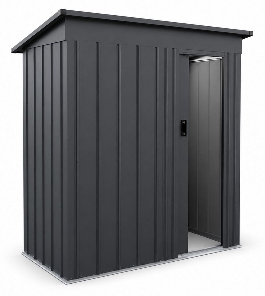 Aga Casetta da giardino 163x182x89 cm Grigio scuro Immagine del prodotto 