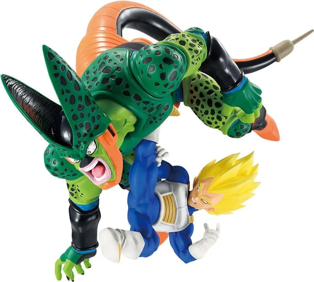 Statuette Dragon Ball Vegeta vs Cell 17 cm - Objet de Déco pour Otaku