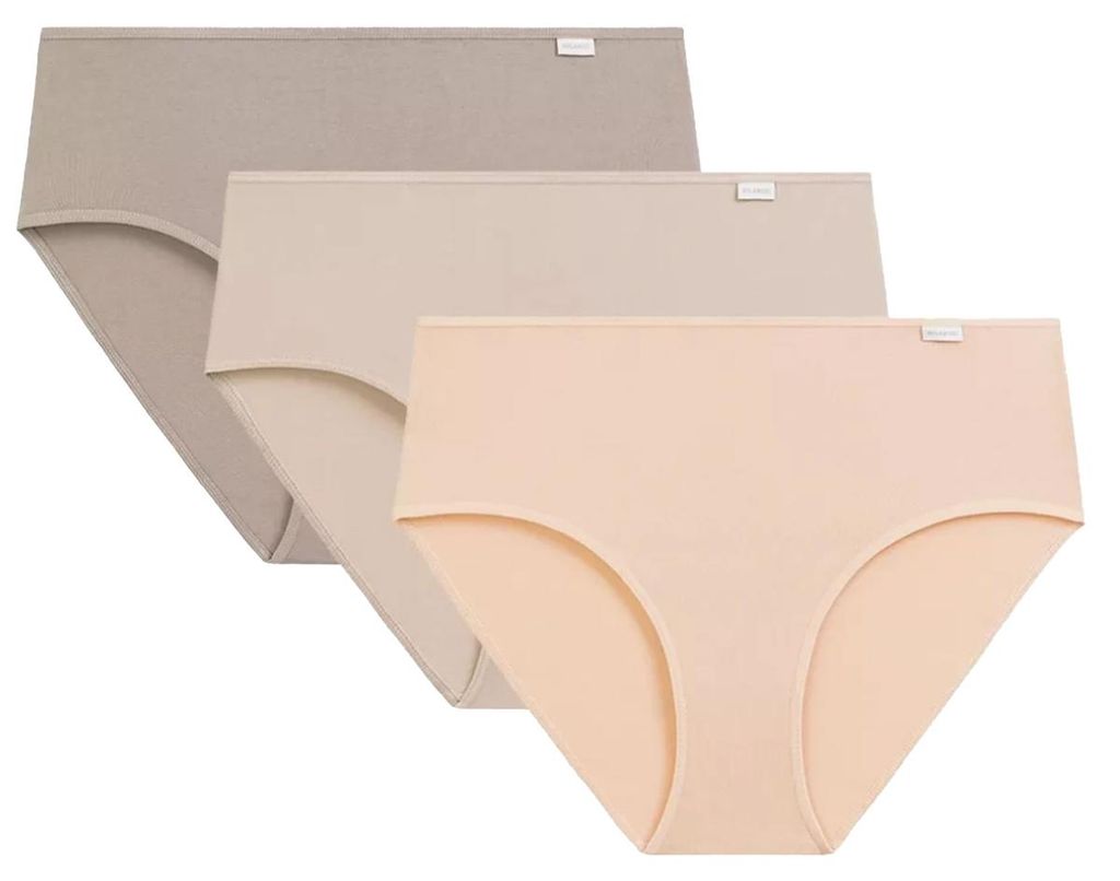 Damen Slips Classic 3er Pack L Atlantic aus Baumwolle mit Elasthan