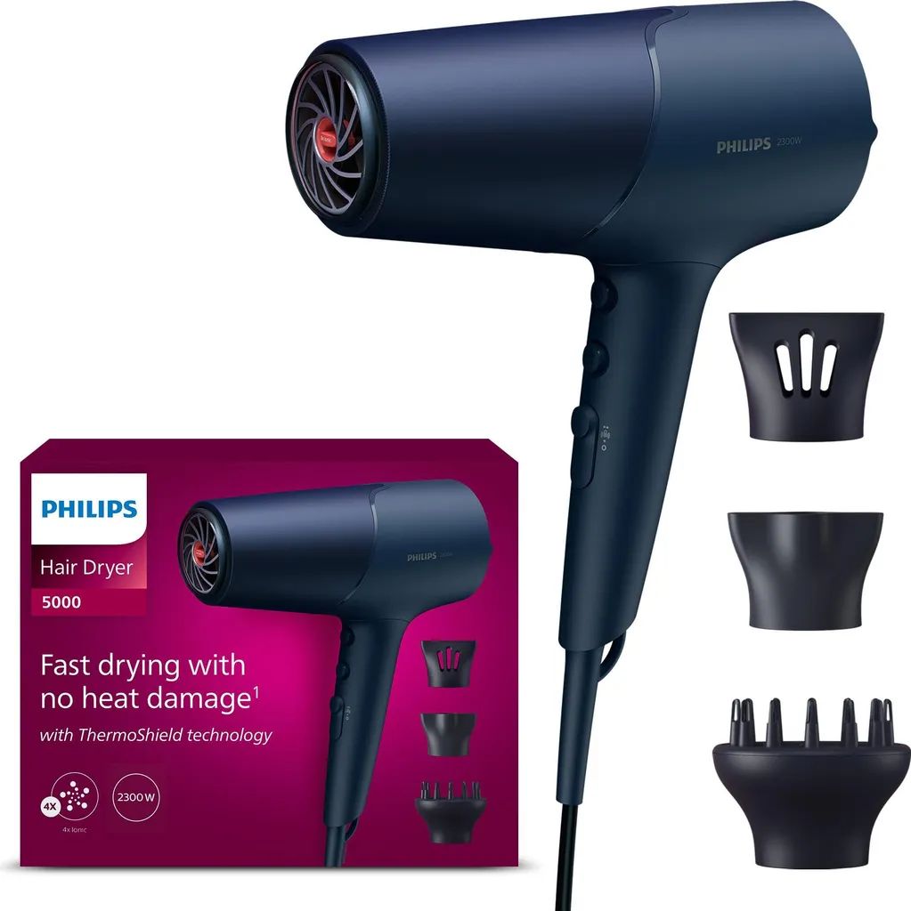Sèche-cheveux Philips 5000 pour séchage rapide matinal doux - 21