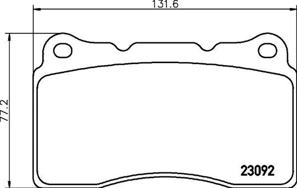 Jeu de plaquettes de frein à disque HELLA pour Renault Megane 3 Series
