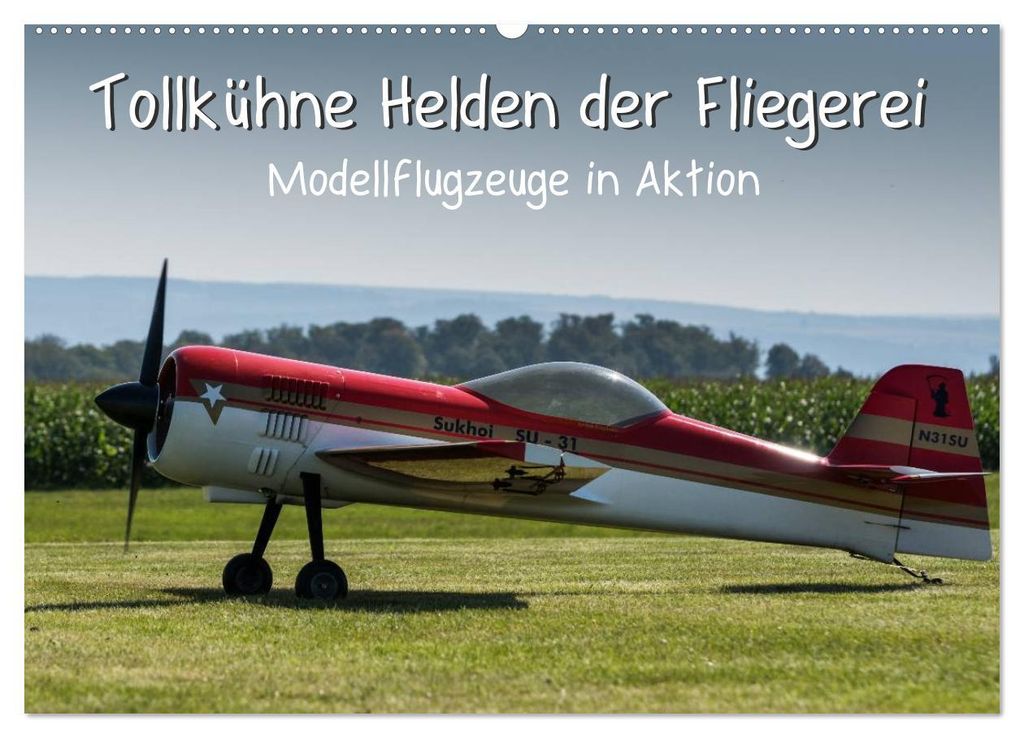 Tollkühne Helden der Fliegerei - Modellflugzeuge in Aktion (Wandkalender 2027 DIN A2 quer), CALVENDO Monatskalender