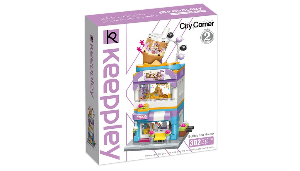 QMAN Teestube Bausatz City Corner 2 Produktbild 