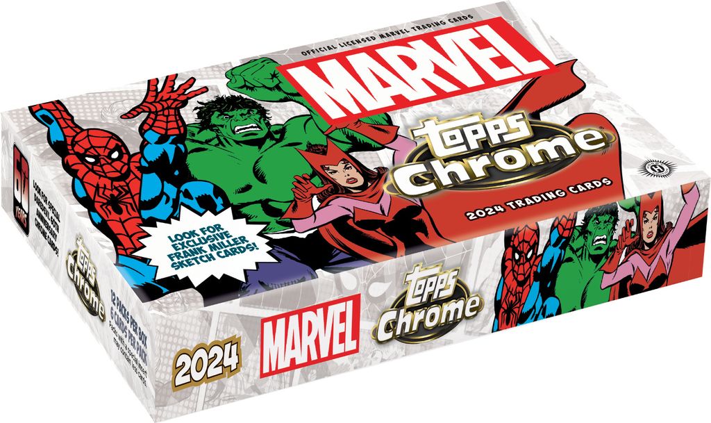 Topps Disney Marvel Chrome 2024 - Hobby Box - Comics Collection Sammelkarten
