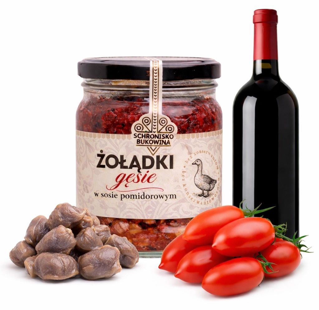 Foies de canard à la sauce, 380 g | Bukowina Image du produit 