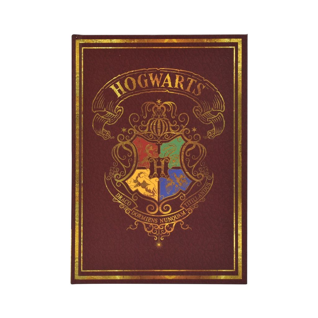 Harry Potter A5 Notizbuch Rot Colourful Crest Umkarton (6)